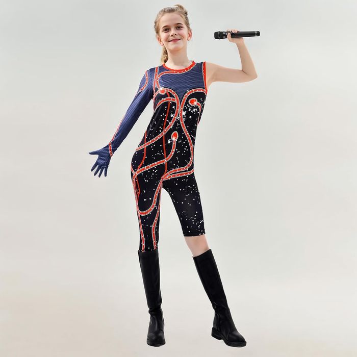 Błyszczący kostium cekinowy  Sceniczny Taylor Rozmiar 150Cm