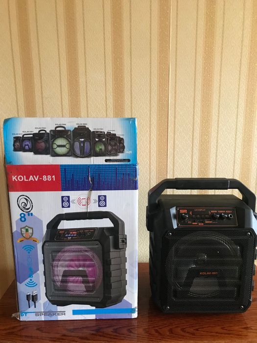 Портативна Bluetooth колонка KOLAV-881 (8"