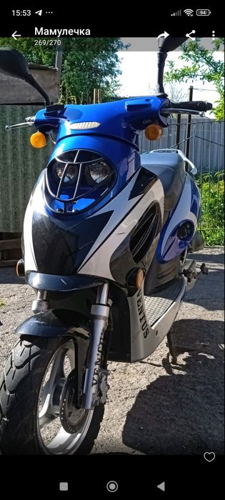 Мопед ventus VS 50QT новый 1500км пробег