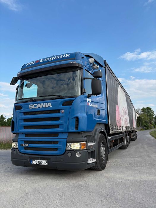 SCANIA R420 6X2 OPTICRUISE/ skrętna oś/ aktyw. tempomat