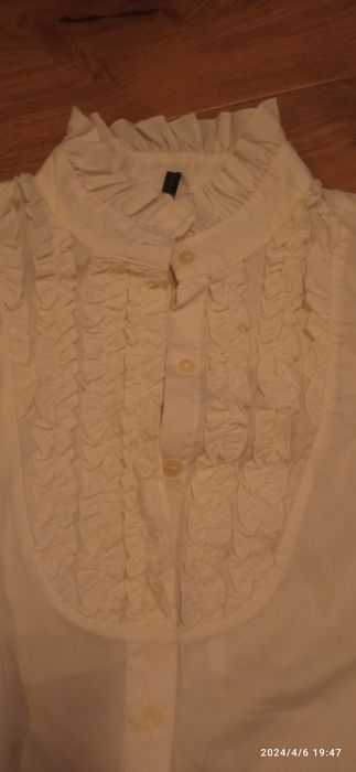 Biała bluzka Benetton  rozmiar S