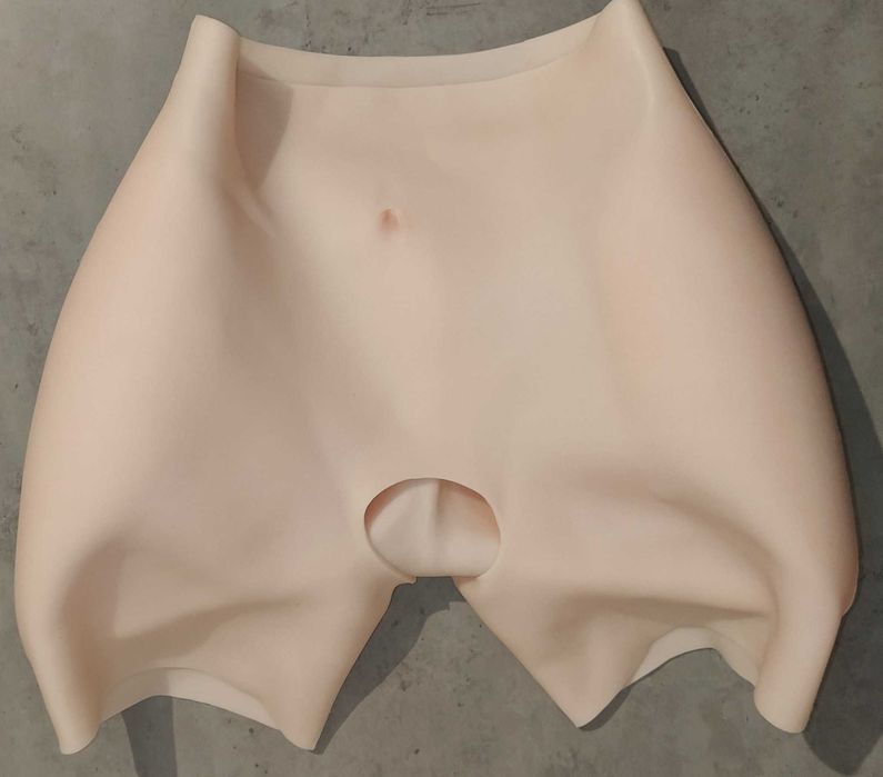 Spodenki z sylikonu push up kobieca sylwetka SML nie latex