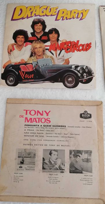 Vinis singles, lote nº 18 de 6 discos, por 7€