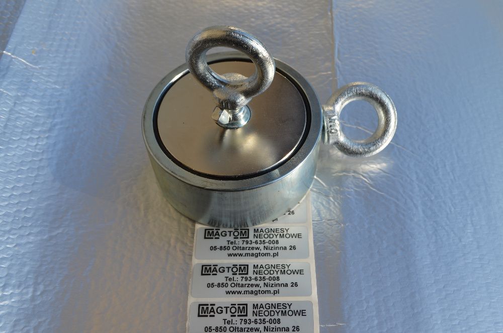 Uchwyt do poszukiwań z wody Magnes neodymowy F400x2 - 550KG