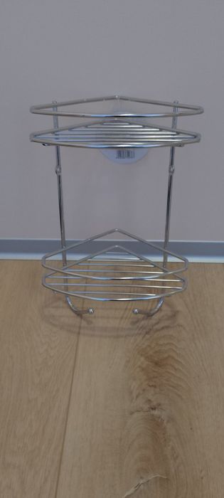 Полиця дротяна кутова 2-х ярусна