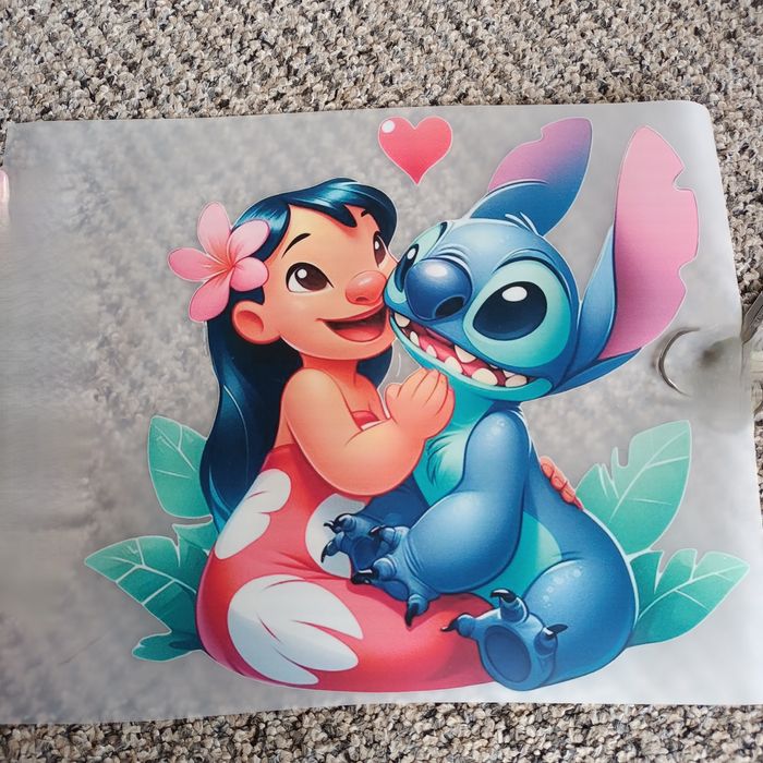 Aplikacja termoaktywna na odzież stitch  lilo z Disney z