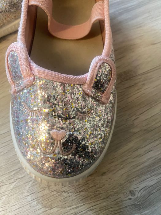 Srebrne Baleriny rozm.31