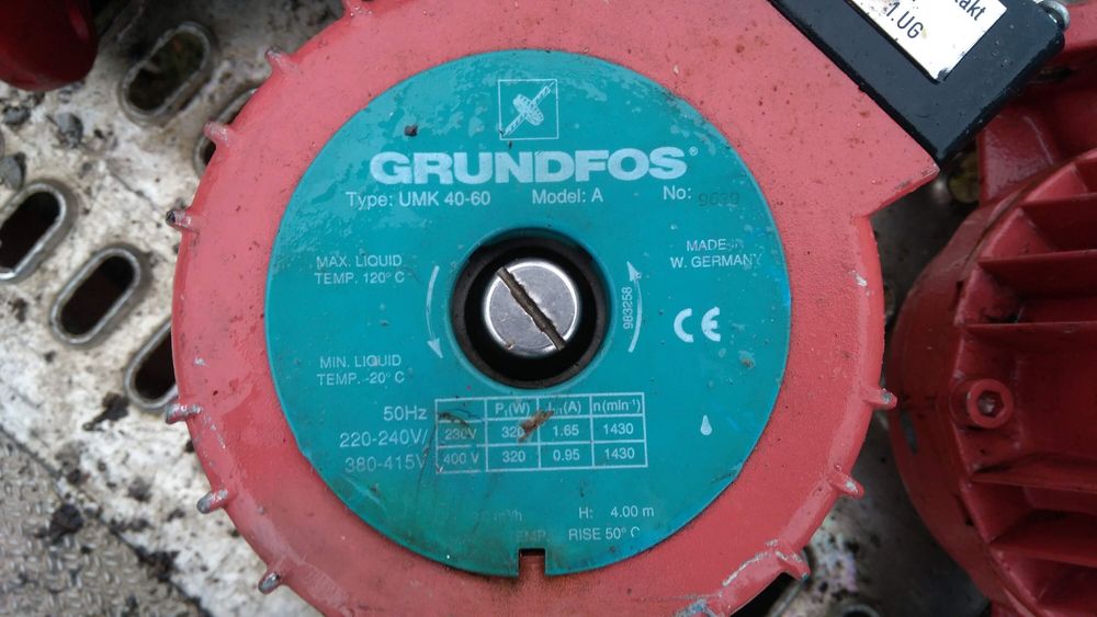 pompa grundfos umk 40-60 pn6 3~400v z gwarancją