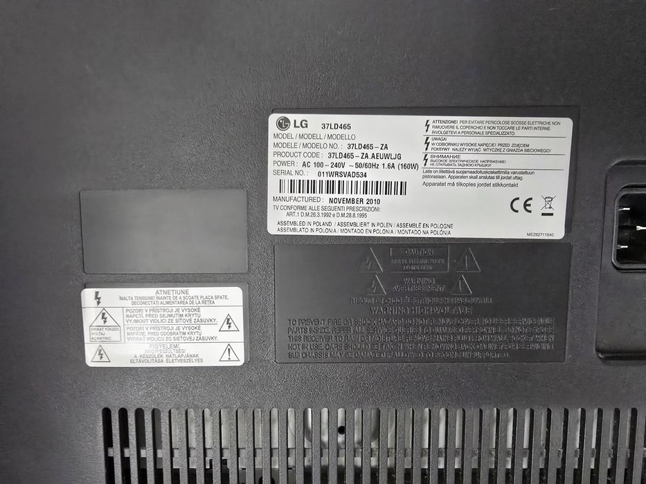 Tv telewizor LG OLG 37 cali sprawny plus dekoder