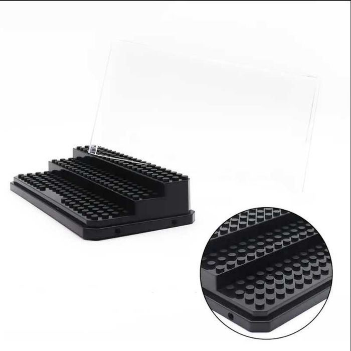 Caixa de exibição e armazenamento em acrílico para minifiguras LEGO