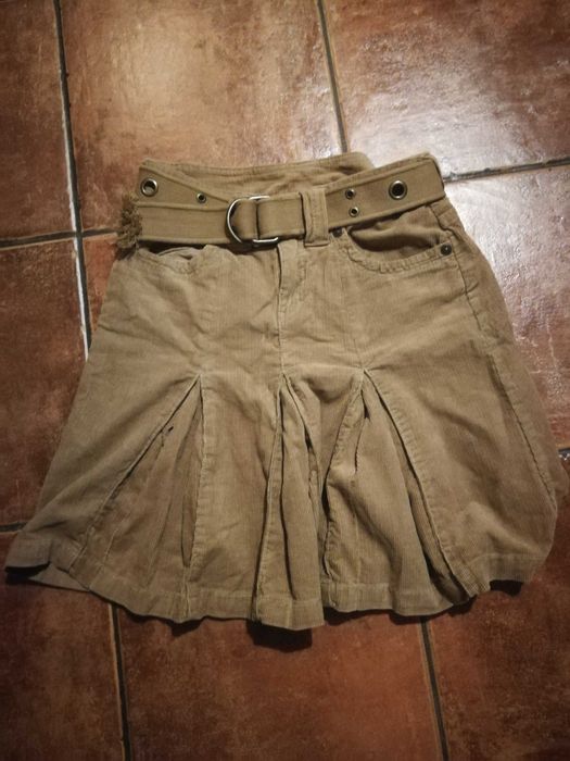 Spódnica sztruksowa brązowa KappAhl r. 34 xs