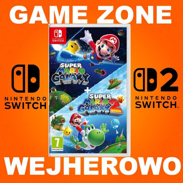 Super Mario Galaxy 1 + 2 = Nintendo Switch + Lite + Oled + SWITCH 2