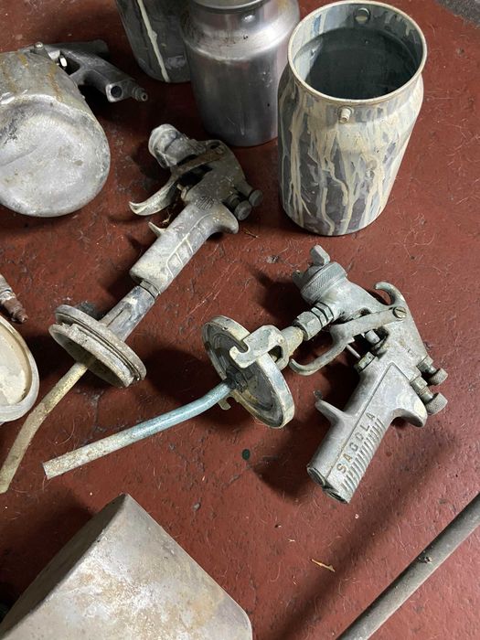 Lote 9 Pistolas de Pintura Profissionais