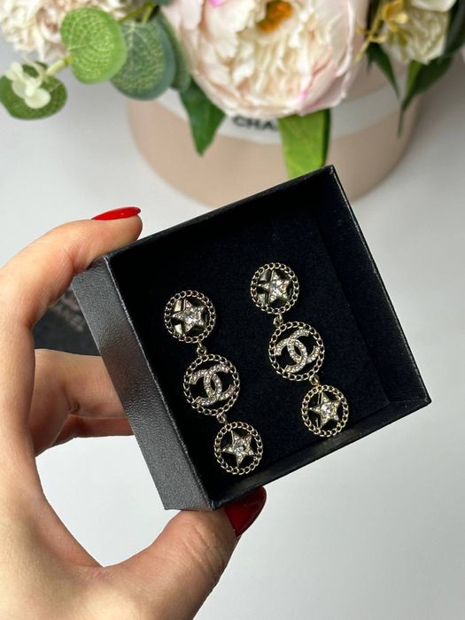 Сережки Chanel