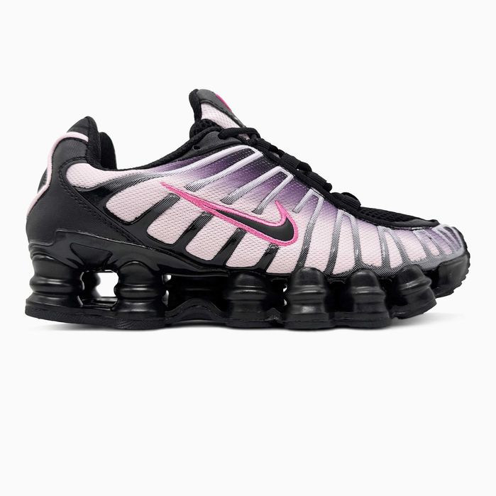 Жіночі кросівки Nike Shox TL "Black/Playful Pink" Розміри 36-41