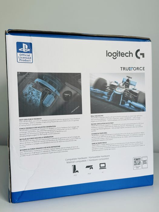 Ігрові кермо руль та педалі Logitech G923 для PlayStation