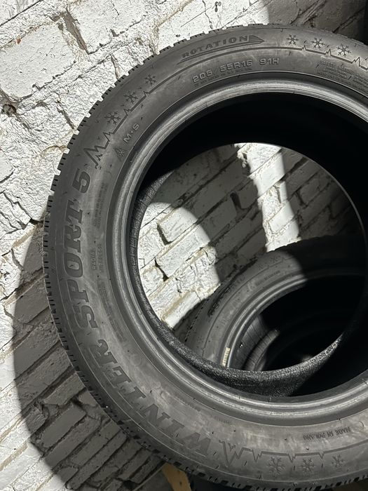 205/55 R16 Dunlop WinterSport 5 /4шт./зима/2023рік/
