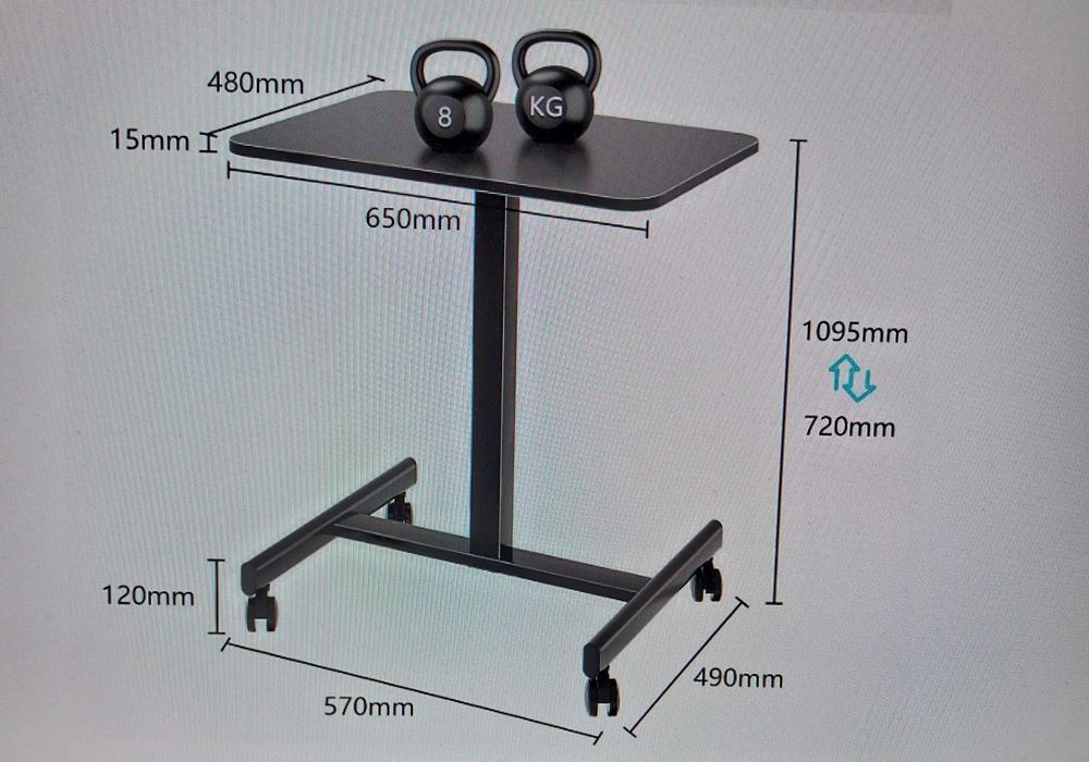 Mesa Ajustável em Altura Trabalhar de Pé  (Nova)