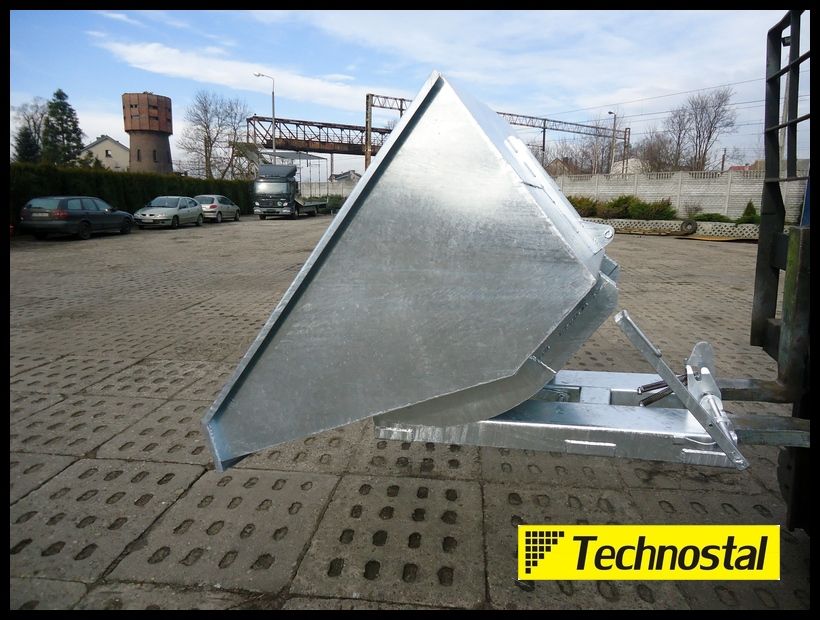 kontener samowyładowczy ocynkowany 0,7 m3 KS-7