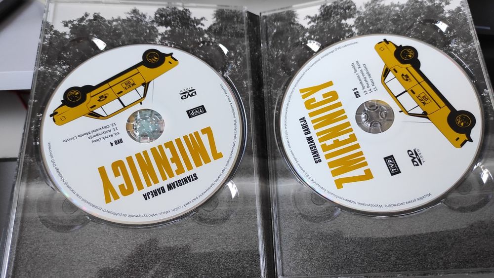 Zmiennicy 5x DVD Bareja - jak nowe