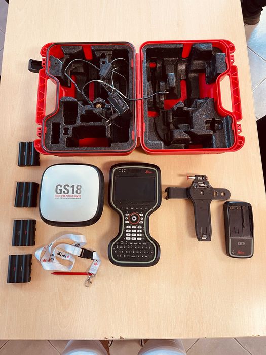 Leica GS18 GNSS RTK + kontroler CS20 – zestaw geodezyjny, FV VAT