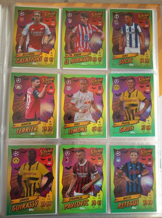 Cartas MatchxAttax 2024-25