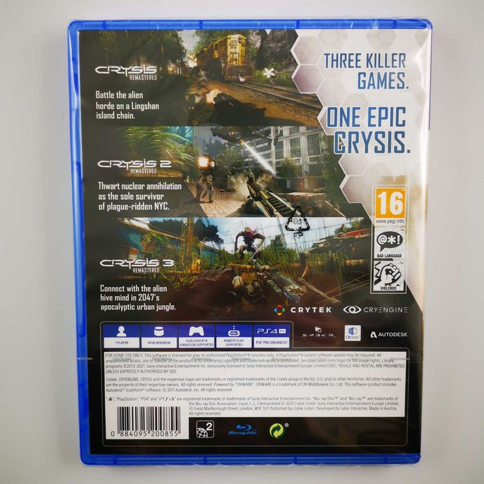 Crysis Remastered Trilogy PS4 PL Nowa