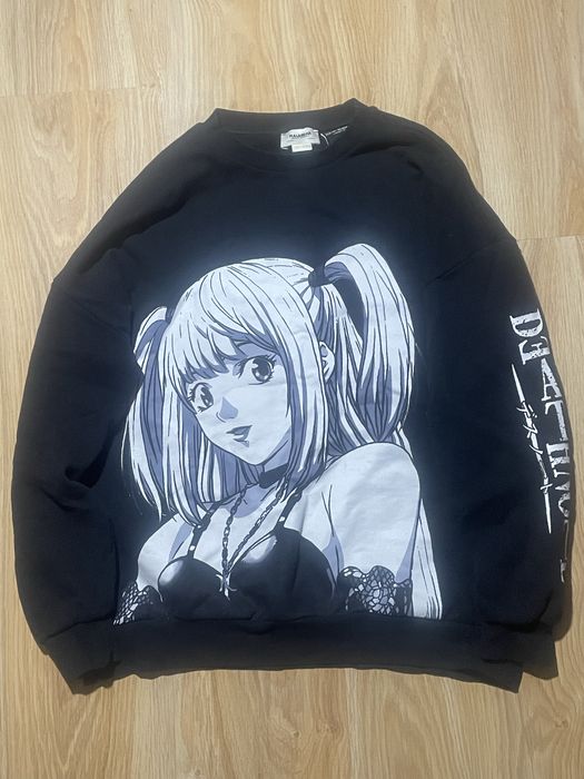 тепла кофта оверсайз аніме зошит смерті