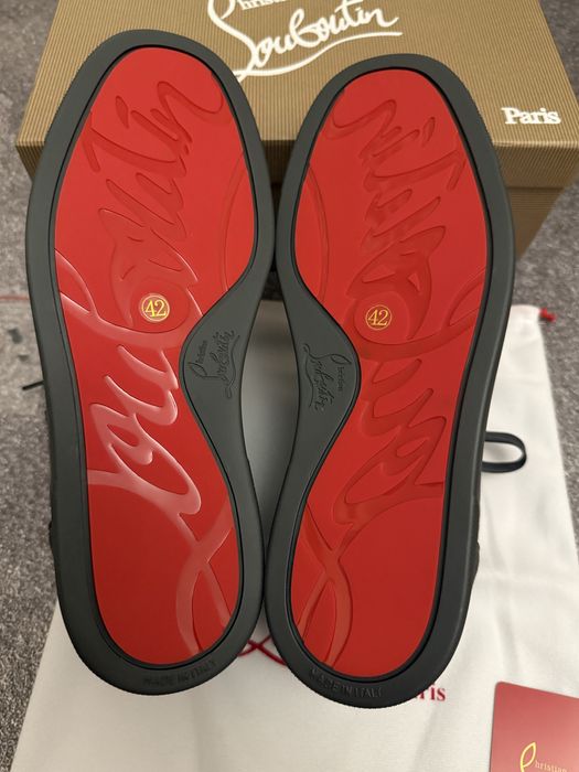 Кроссовки кеды Christian Louboutin с шипами labuten labouten: 3