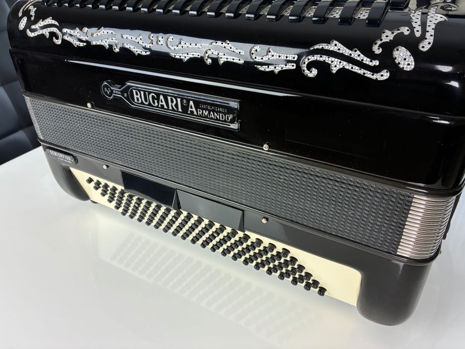 Akordeon włoski Bugari Armando 120/4/5 Musette - stan idealny!