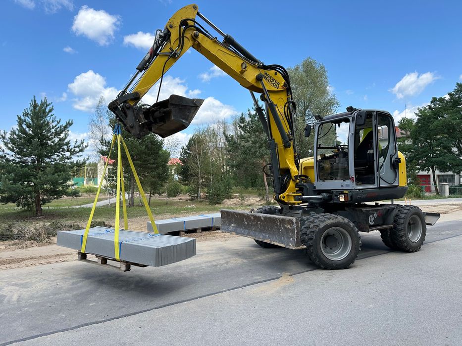 Usługi Koparką Obrotową  Wacker Neuson Ew100