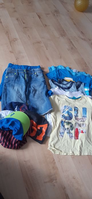 Paka zestaw ubrań chłopięcych 110