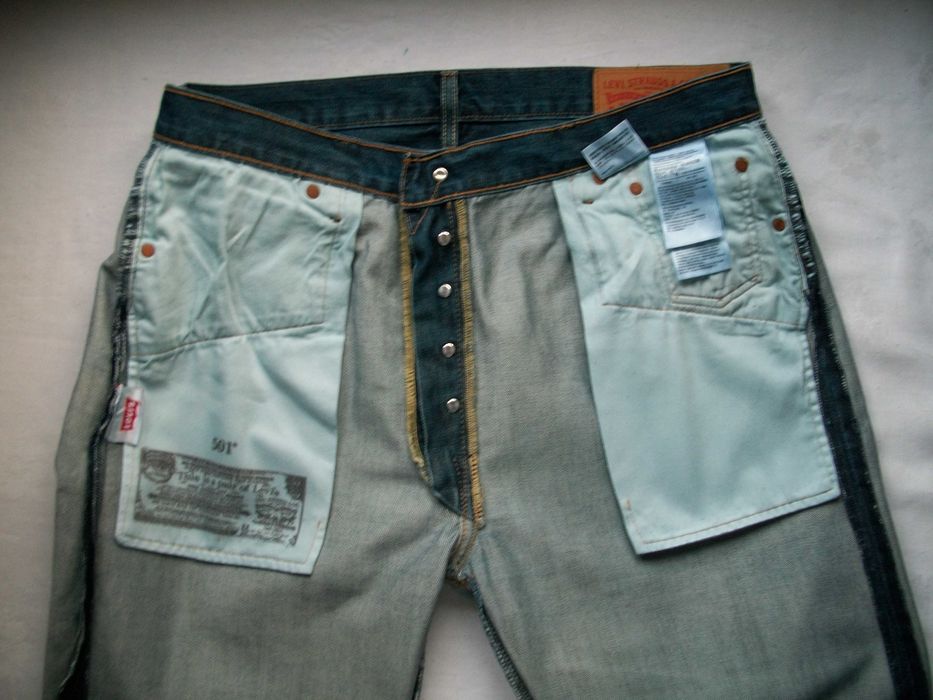 Классические джинсы Levis 501 размер 36 -32 пошив Болгария