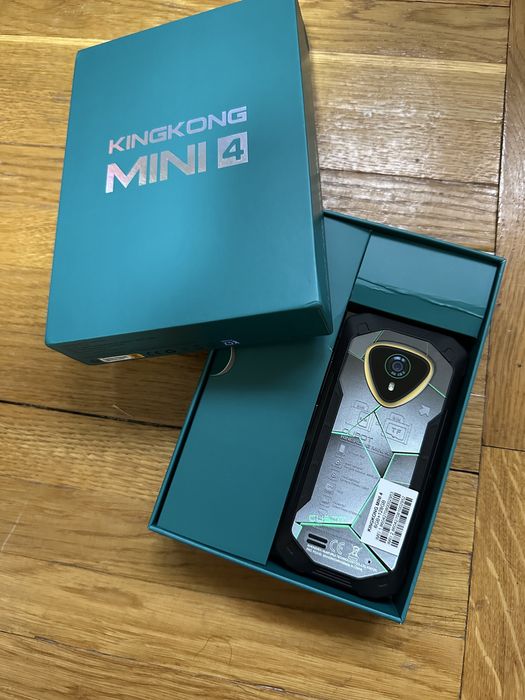Cubot KingKong Mini 4 - 16/128 Гб, екран 4,7”, 4700 мАг, NFC, IP69