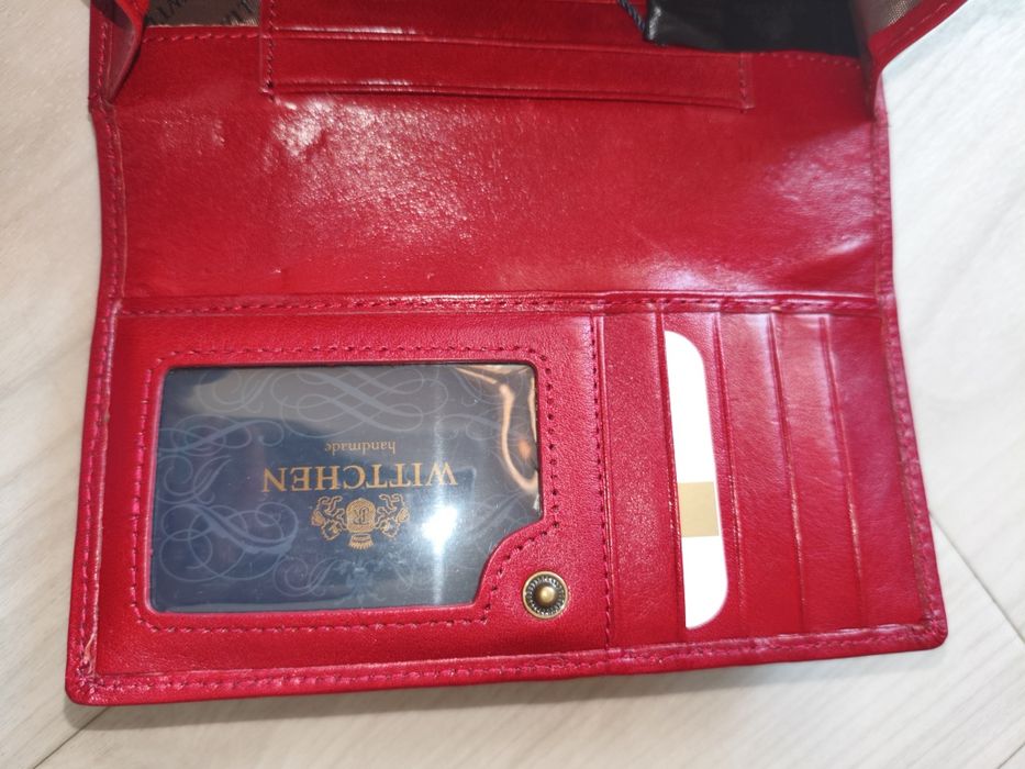 WITTCHEN portfel damski czerwony arizona