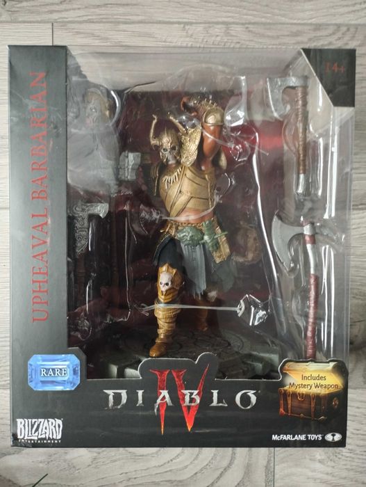 Nowa Figurka Kolekcjonerska Akcji Barbarian (Rare) - Diablo IV