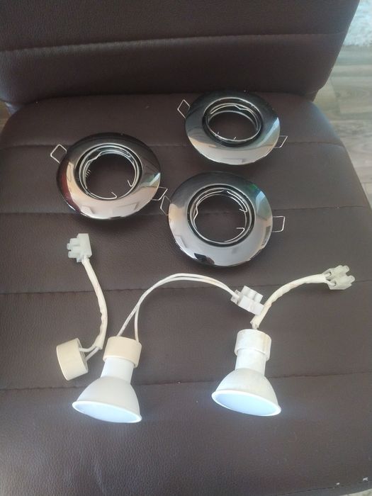 Oprawki LED sufitowe 3 sztuki komplety zestawy