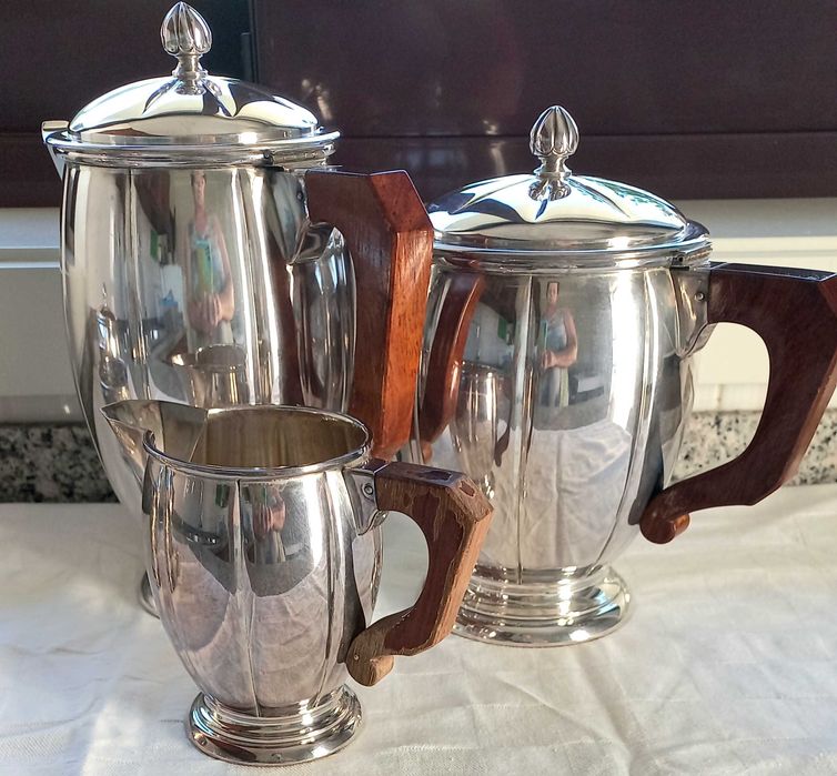 Servico em prata estilo Art Deco