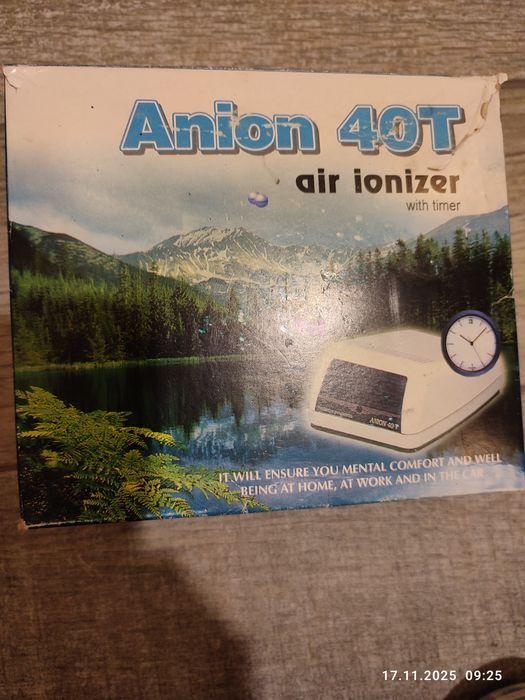 Воздухоочиститель(ионизатор воздуха) з таймером Anion 40T