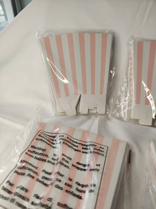 Pudełka na popcorn zestaw
