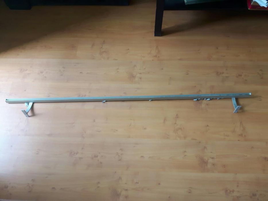 Karnisz inox jednoszynowy