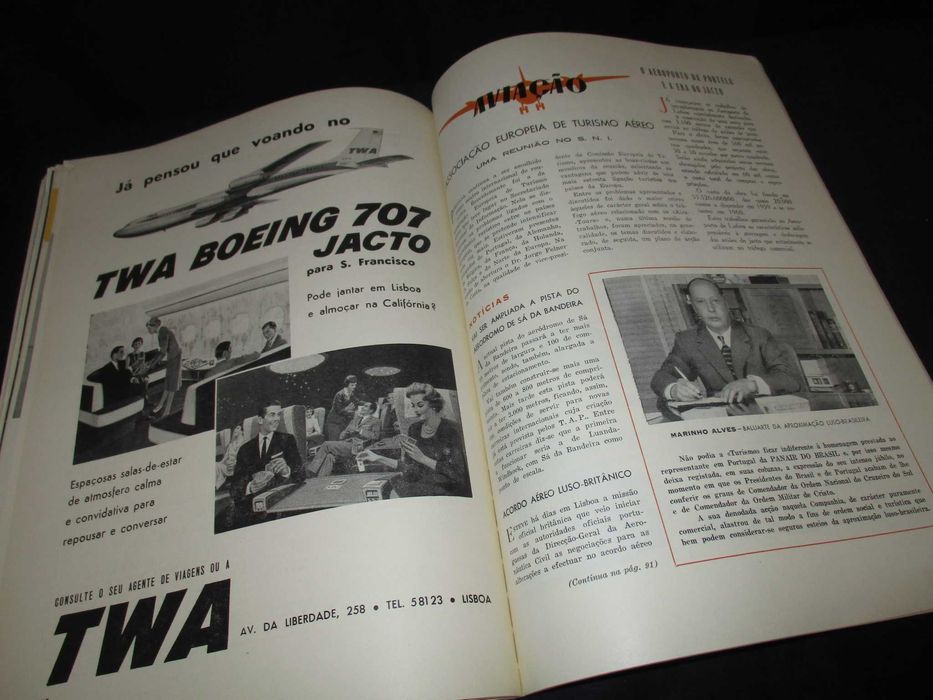 Revista Turismo nº 3 1959 Touros Vila Franca Festas Agonia Caça TAP