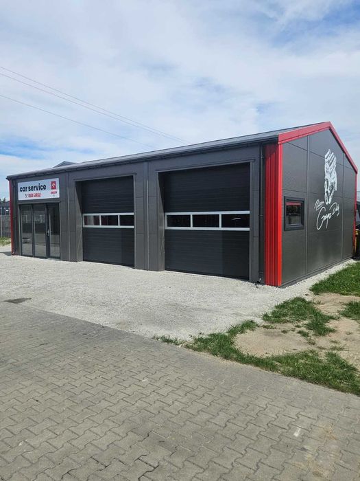 Hala biurowo-magazynowa 100m2, wysoki standard