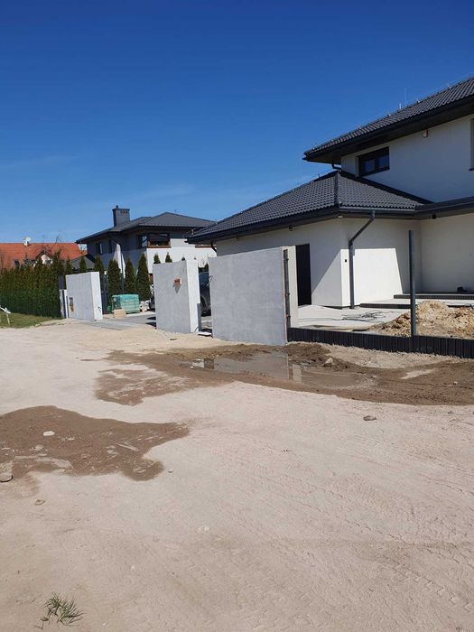 Montaż ogrodzeń panelowych/murowanych/betonowych