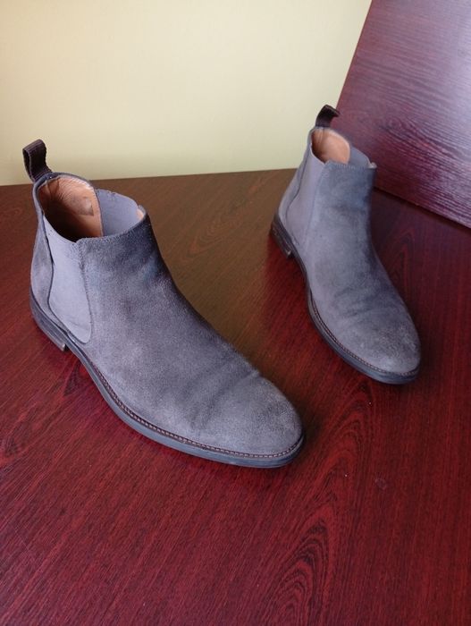 Russell Bromley Burlington męskie zamszowe botki