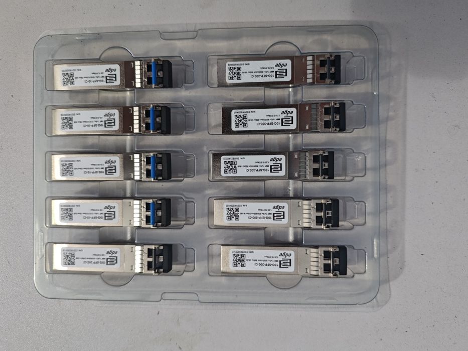 10 Módulos Transceivers Óticos SFP+ 10G da Edge Optical Optics