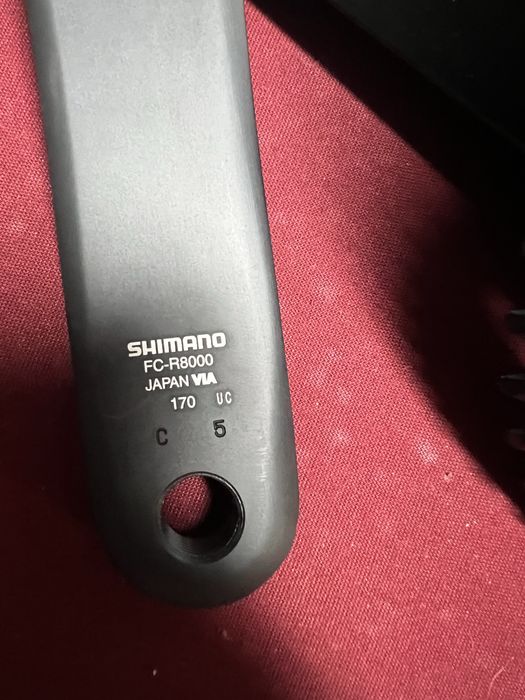 Pedaleira Shimano ultegra R8000 Nova