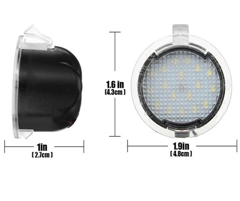Led светодиодная подсветка в зеркало Ford Edge Mondeo Explprer Fusion