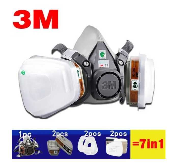 Маска респиратор 3М 7502/6200 повний комплект  полумаска 490 грн