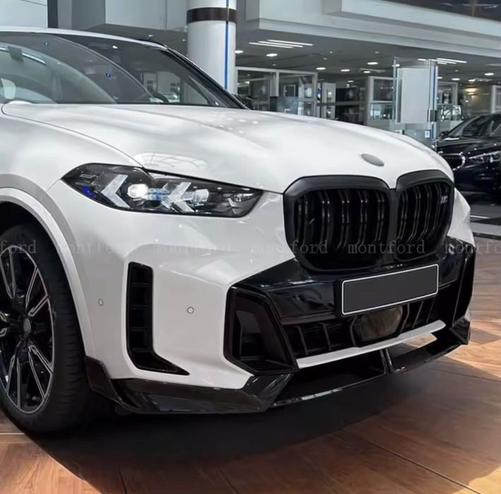 Губа БМВ Х5 Г05 губа на передний бампер BMW X5 G05 накладка бампера сплитер обвес х5 юбка элерон